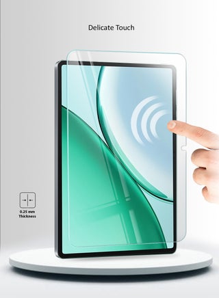 هونر باد X8b 4G 2026 (11.0 بوصة) واقي شاشة لوحي من زجاج مقسى كامل عالي الوضوح 9H بحواف منحنية من سلسلة WTech المميزة، عبوتان (TSGPCN) - شفاف - view 5